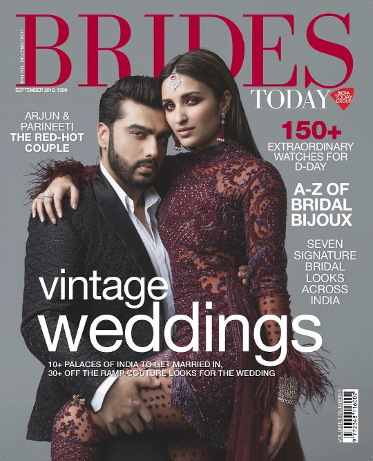 Parineeti and Arjun Sizzles on Bride Today September 2018 Issue