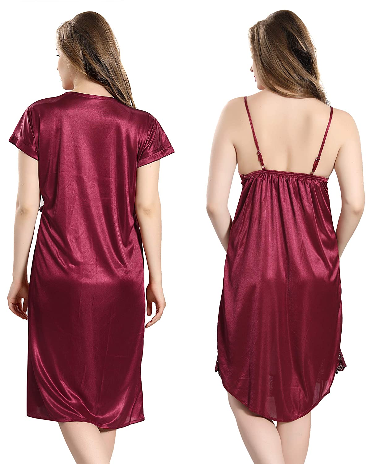 Satin Night Dress for Women Rampdiary