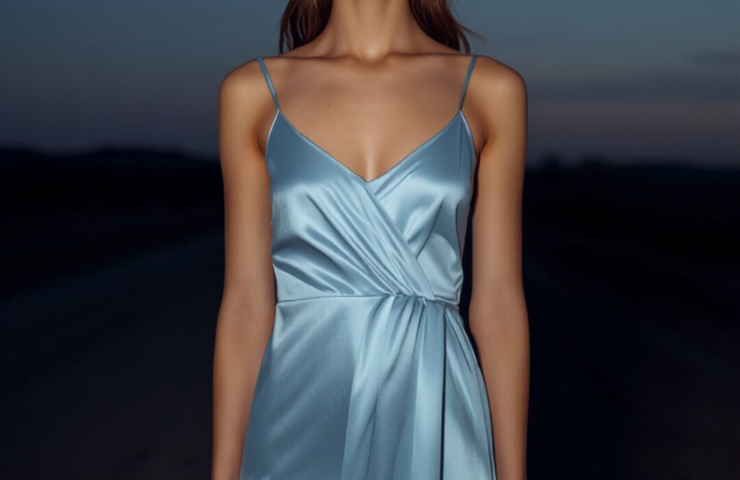 Cool Blue Dress to Impress: Glacial Neutrals for Summer Nights